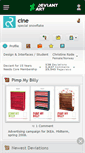 Mobile Screenshot of cine.deviantart.com