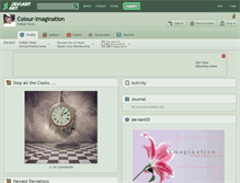 Tablet Screenshot of colour-imagination.deviantart.com
