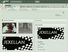 Tablet Screenshot of jexellan.deviantart.com