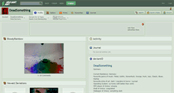 Desktop Screenshot of deadsomething.deviantart.com