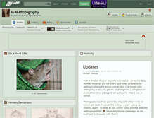 Tablet Screenshot of m-m-photography.deviantart.com