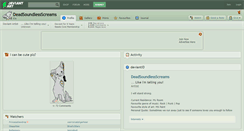 Desktop Screenshot of deadsoundlessscreams.deviantart.com