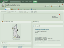 Tablet Screenshot of deadsoundlessscreams.deviantart.com