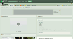 Desktop Screenshot of gigabat.deviantart.com