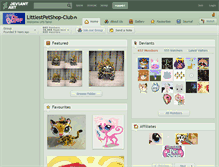 Tablet Screenshot of littlestpetshop-club.deviantart.com