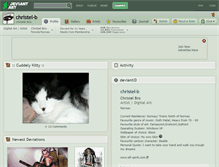 Tablet Screenshot of christel-b.deviantart.com