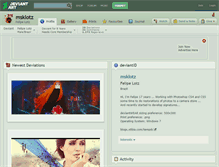 Tablet Screenshot of msklotz.deviantart.com