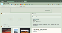 Desktop Screenshot of ombromanto.deviantart.com