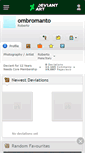 Mobile Screenshot of ombromanto.deviantart.com