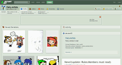 Desktop Screenshot of fairy-artists.deviantart.com