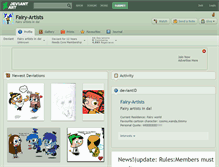 Tablet Screenshot of fairy-artists.deviantart.com