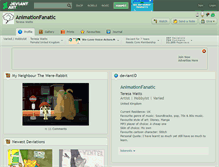 Tablet Screenshot of animationfanatic.deviantart.com