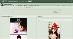 Desktop Screenshot of papertwilight.deviantart.com