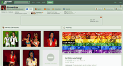 Desktop Screenshot of discoandrea.deviantart.com