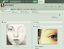 Tablet Screenshot of moon-shaped.deviantart.com