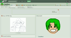 Desktop Screenshot of crazyblues.deviantart.com