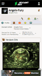Mobile Screenshot of angels-fury.deviantart.com
