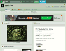 Tablet Screenshot of angels-fury.deviantart.com
