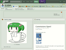 Tablet Screenshot of m-volcan.deviantart.com