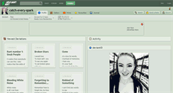 Desktop Screenshot of catch-every-spark.deviantart.com