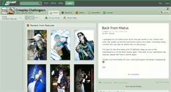 Desktop Screenshot of crossplay-challenges.deviantart.com