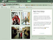 Tablet Screenshot of crossplay-challenges.deviantart.com