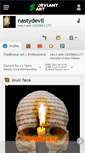 Mobile Screenshot of nastydevil.deviantart.com