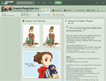 Tablet Screenshot of emperorpenguinno14.deviantart.com