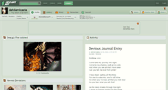 Desktop Screenshot of dahliamicaela.deviantart.com