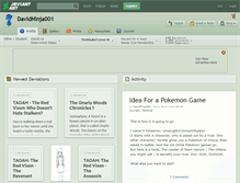 Tablet Screenshot of davidninja001.deviantart.com