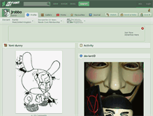 Tablet Screenshot of jrobbo.deviantart.com
