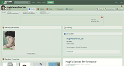 Desktop Screenshot of hughpanarofanclub.deviantart.com