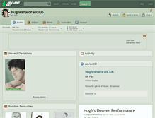 Tablet Screenshot of hughpanarofanclub.deviantart.com