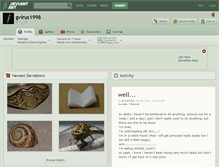 Tablet Screenshot of gvirus1998.deviantart.com