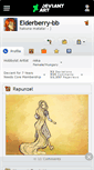 Mobile Screenshot of elderberry-bb.deviantart.com