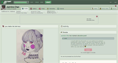 Desktop Screenshot of jazmine-chan.deviantart.com