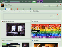 Tablet Screenshot of mienai-kizu.deviantart.com