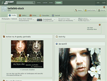 Tablet Screenshot of bellalleb-stock.deviantart.com