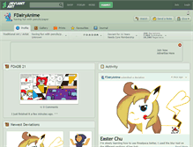 Tablet Screenshot of fdairyanime.deviantart.com