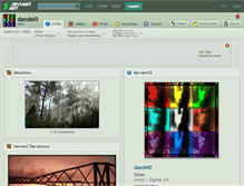 Tablet Screenshot of dandel0.deviantart.com