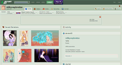 Desktop Screenshot of milkywaylovetoo.deviantart.com