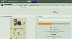 Desktop Screenshot of luzinasadopts.deviantart.com