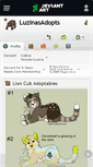 Mobile Screenshot of luzinasadopts.deviantart.com