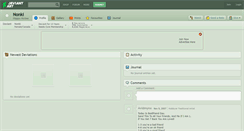 Desktop Screenshot of nonki.deviantart.com
