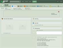 Tablet Screenshot of nonki.deviantart.com