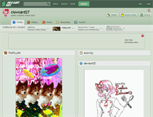 Tablet Screenshot of clowcard27.deviantart.com