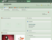 Tablet Screenshot of genegonzales.deviantart.com