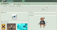 Desktop Screenshot of killthemouse.deviantart.com