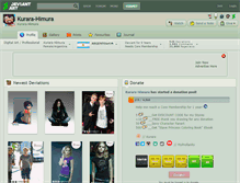 Tablet Screenshot of kurara-himura.deviantart.com