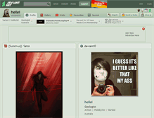 Tablet Screenshot of heilei.deviantart.com